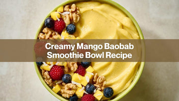 Creamy Mango Baobab Smoothie Bowl Recipe