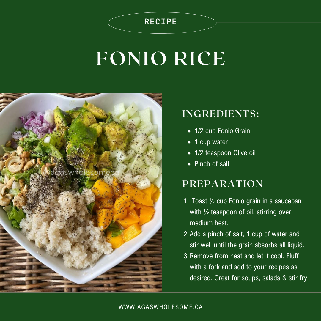 Fonio Grain (Acha), Gluten Free Ancient African Grain