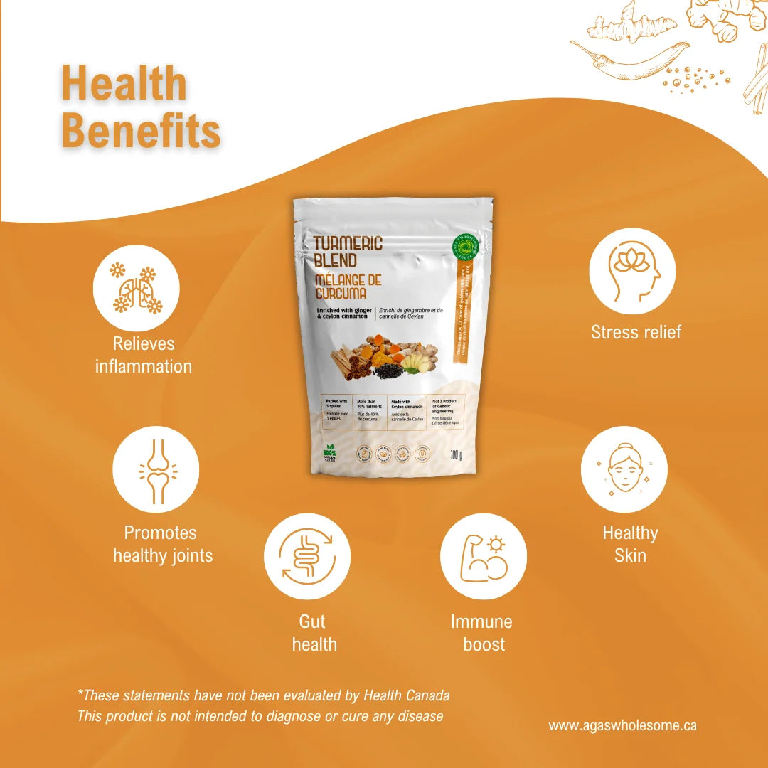 Turmeric Blend (formerly Golden Milk Blend) 100g
