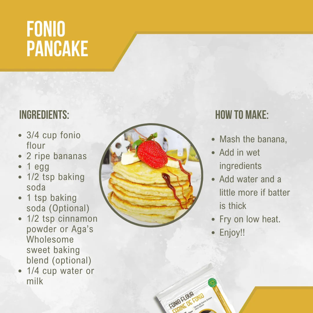 Fonio (Acha) Flour 400g, Gluten Free Whole Grain Flour